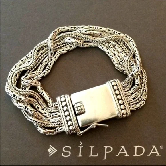 Silpada women’s sterling silver bracelet - Picture 1 of 5